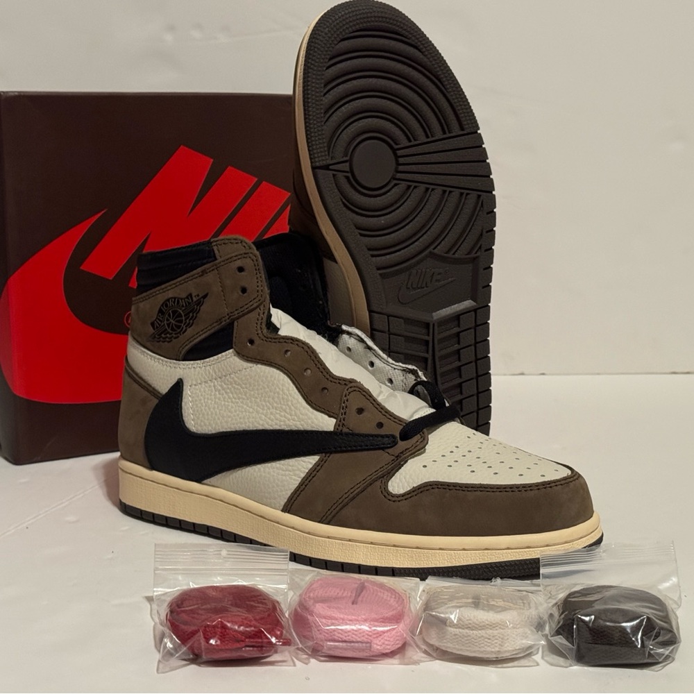 Nike J1 TS Men's Mochas High-Top Sneakers 9.5 Duplicates